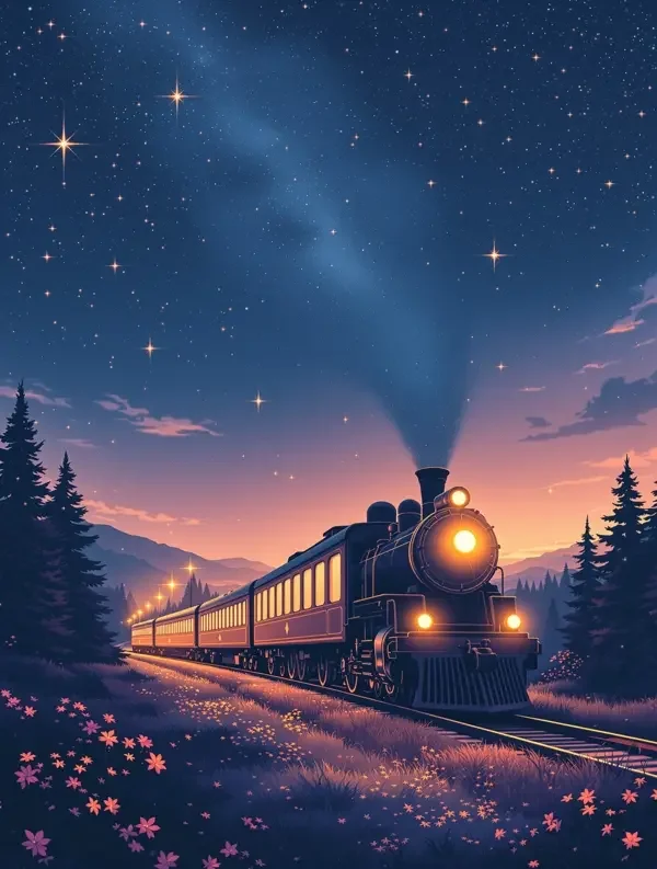 星空下的慢速列车 精东影视浪漫剧场海报